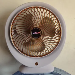 Table Fan Portable Rechargeable Desk Fan Rose Gold/White