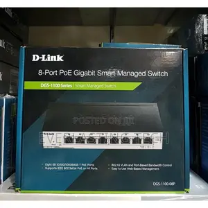 ,D-Link 8-Port Gigabit Poe Smart Managed Switch - DGS-1100-0