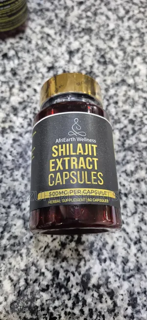 Shilajit Extract Capsules; Herbal Supplement Boosts Energy