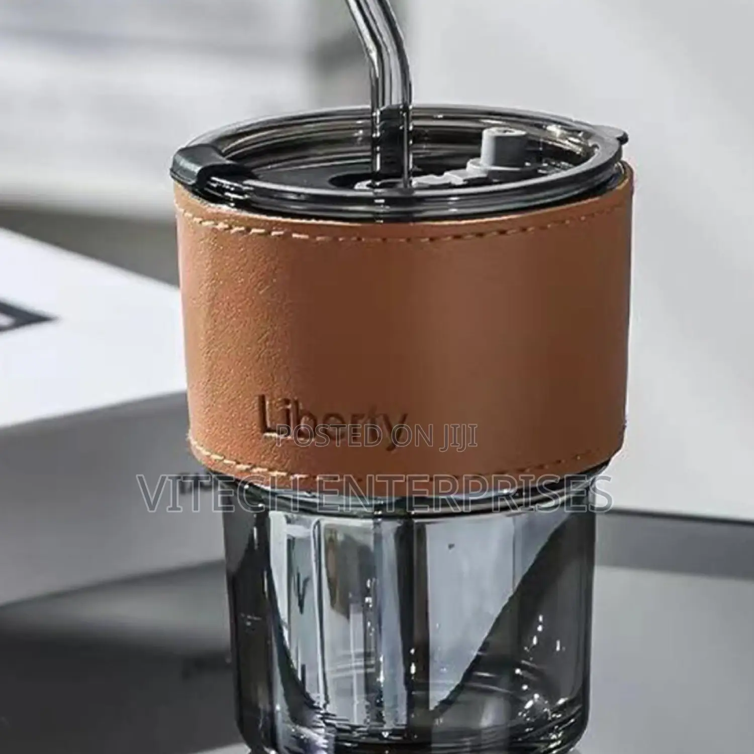 Gorgeous Slub Glass Smoothie Cup