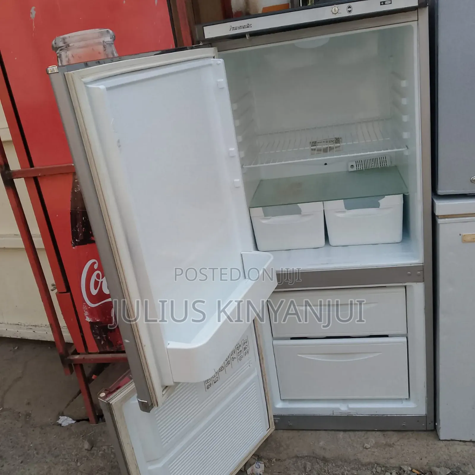 Bottom Freezer Two Door Fridge