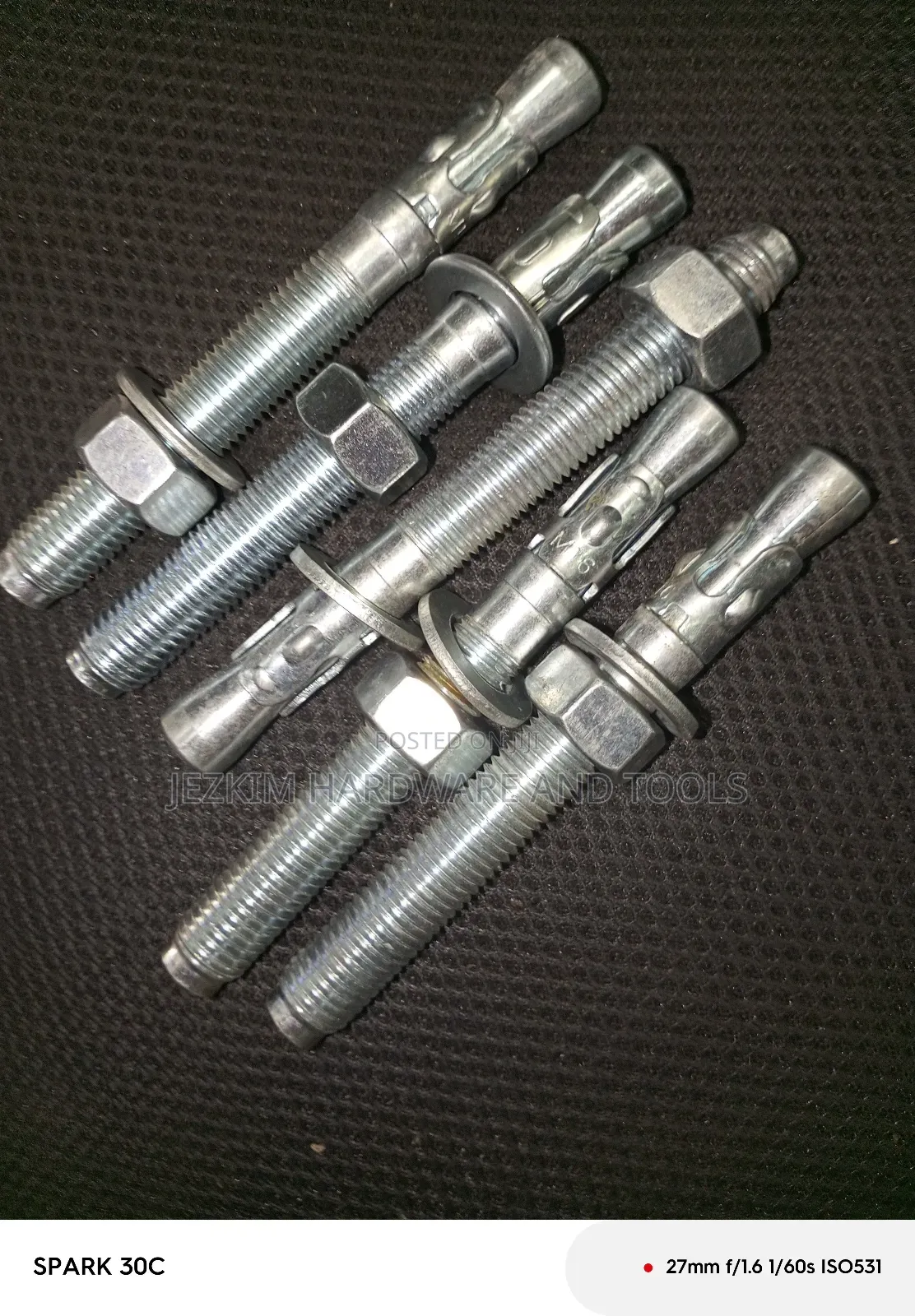 Anchor Bolts M16 by 140mm
