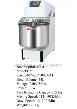 Spiral Mixer 3KW