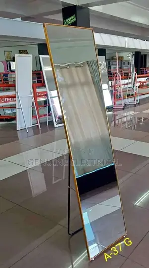 Stand Alone Mirrors With Metallic Frame