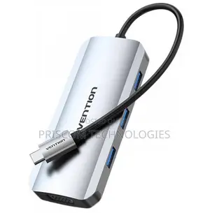 Type C 4 in 1 Vention Multi Functional Docking Station