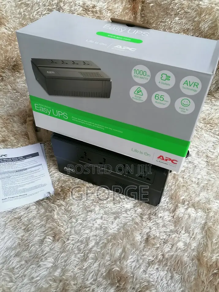 Overwhelming 1000va Apc Back Up Ups 1kva Apc 600w