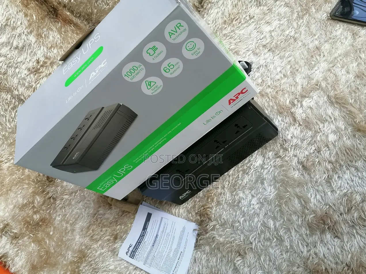 Top ~ Rate`Apc Back Up Ups 1000va 1kva Bv1000 ^