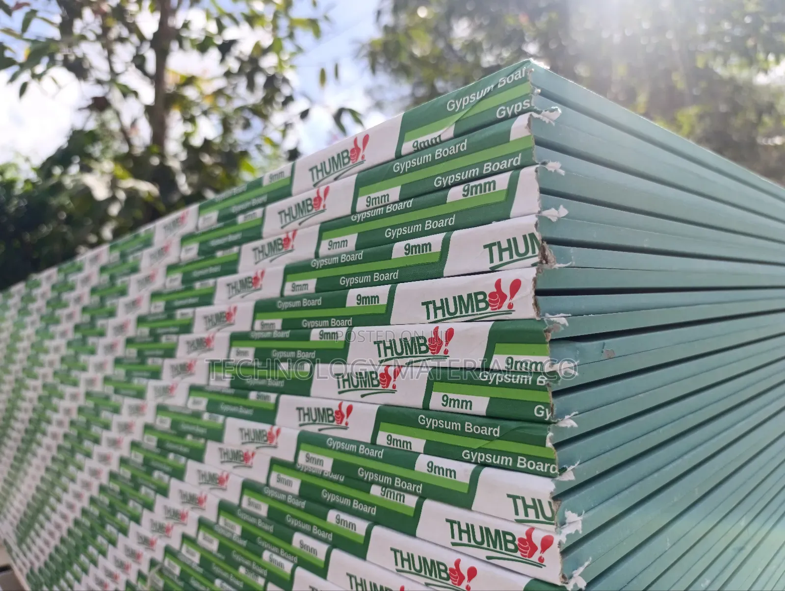 Thumb Moisture Free Gypsum Board,9mm