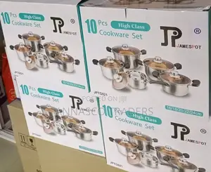 10PC James Pot Stainless Cookware Set