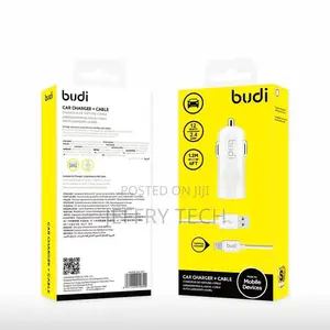 Budi M8J062L Car Charger + Cable 12W Lightning Connector