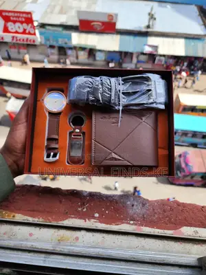 Men Gift Set Watch Wallet Belt for Men