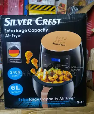 Electric - Airfryer- Silver Crest -6 L -2400 Watts