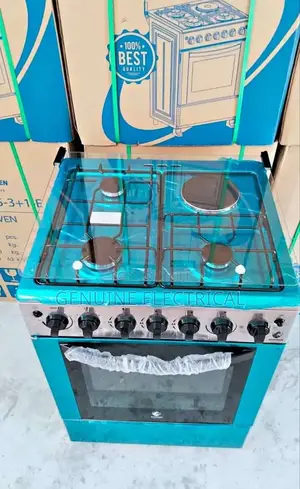 Euroken Cookers!Silver 3gas 1 Electric 60*60 Oven Cooker