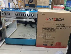 Unitech 5 Burner Gas Stove - Gas Oven G-65