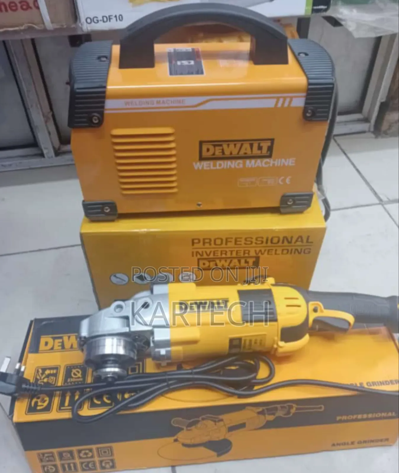 Dewalt 500amp Welding Machine 9" Angle Grinder Combo