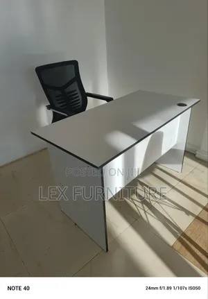 Locable Drawer Desk Plus Office Chair