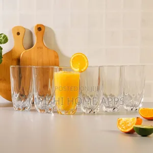 6pcs Twisted Water Glasses