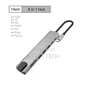 Type-C Hub to Rj 45 Hdmi Adapter Thunderbolt 3 Usb C Hub