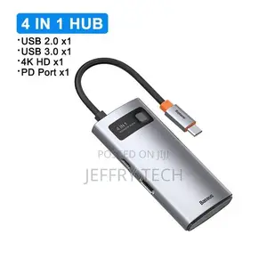 Baseus Usb Hub Type C to Multi Usb 3.0 Hd Pd 100w Port