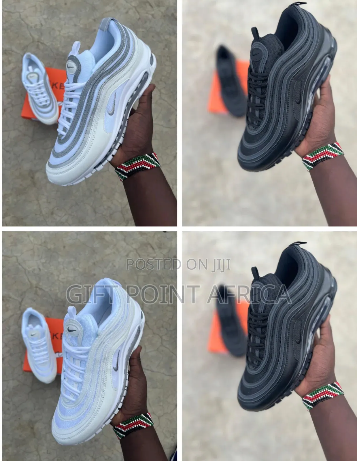 White Airmax 97 Unisex Sneakers