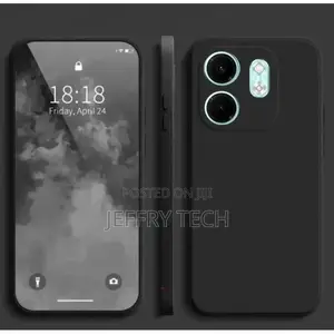 Infinix Hot 50i Black Soft Silicone Phone Case/ Cover
