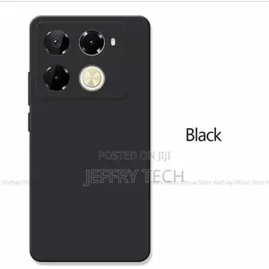 Infinix Note 40 Pro+ Plus Black Soft Silicone Phone Case/