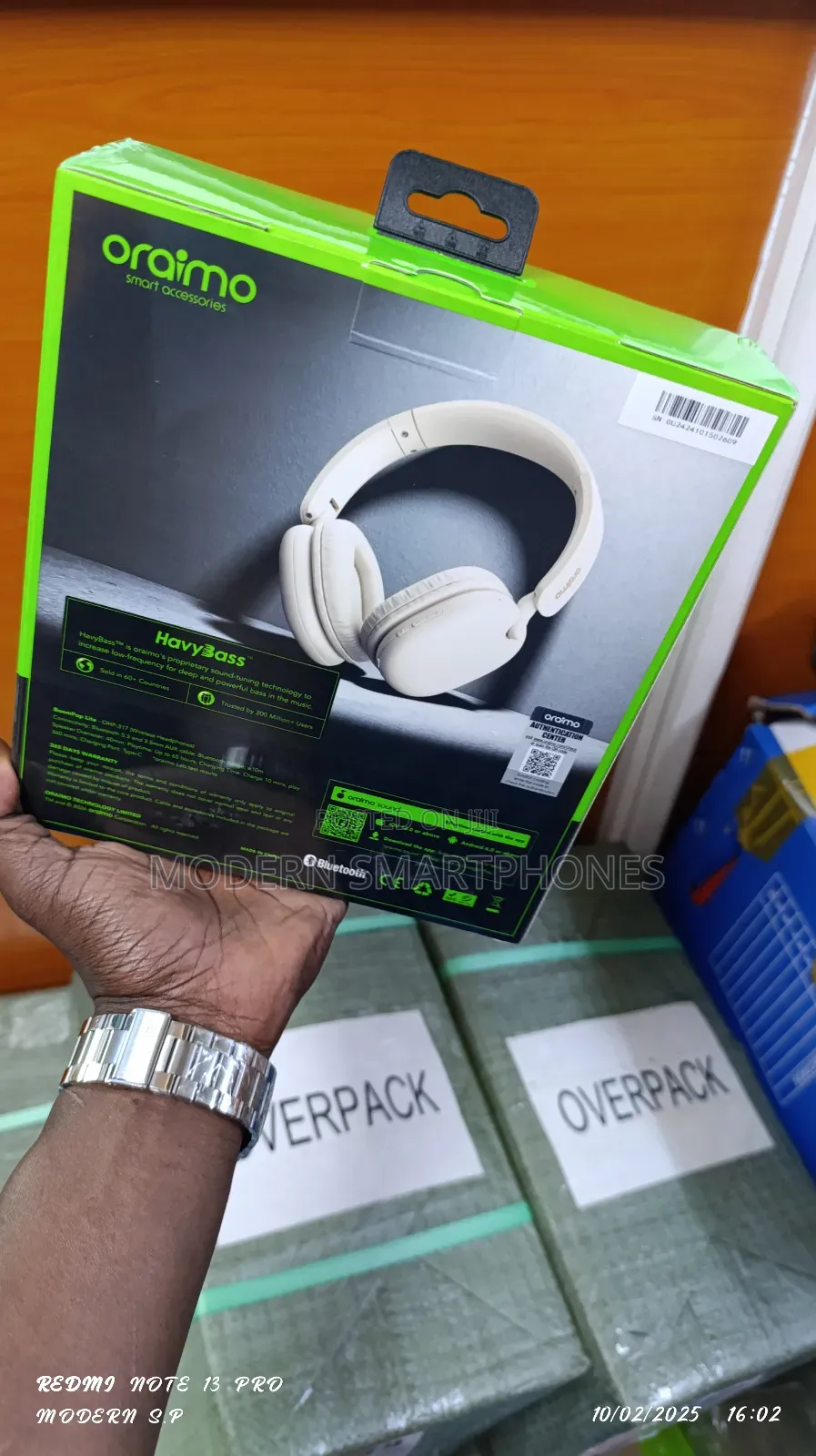 Oraimo Boompop Lite ENC Over-Ear Wireless Headphones