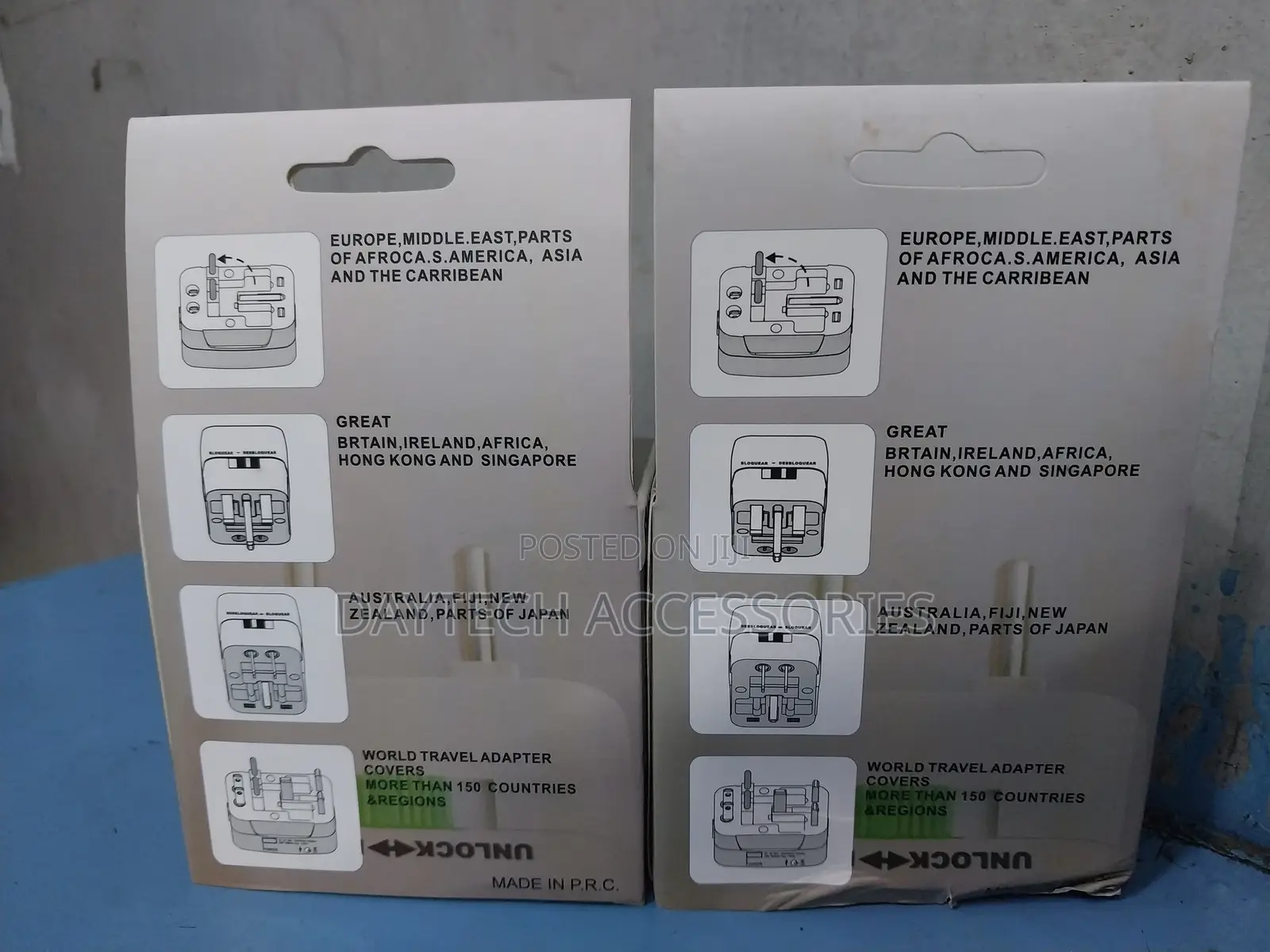 All -in -One Universal Travel Adaptor With 1000ma Usb
