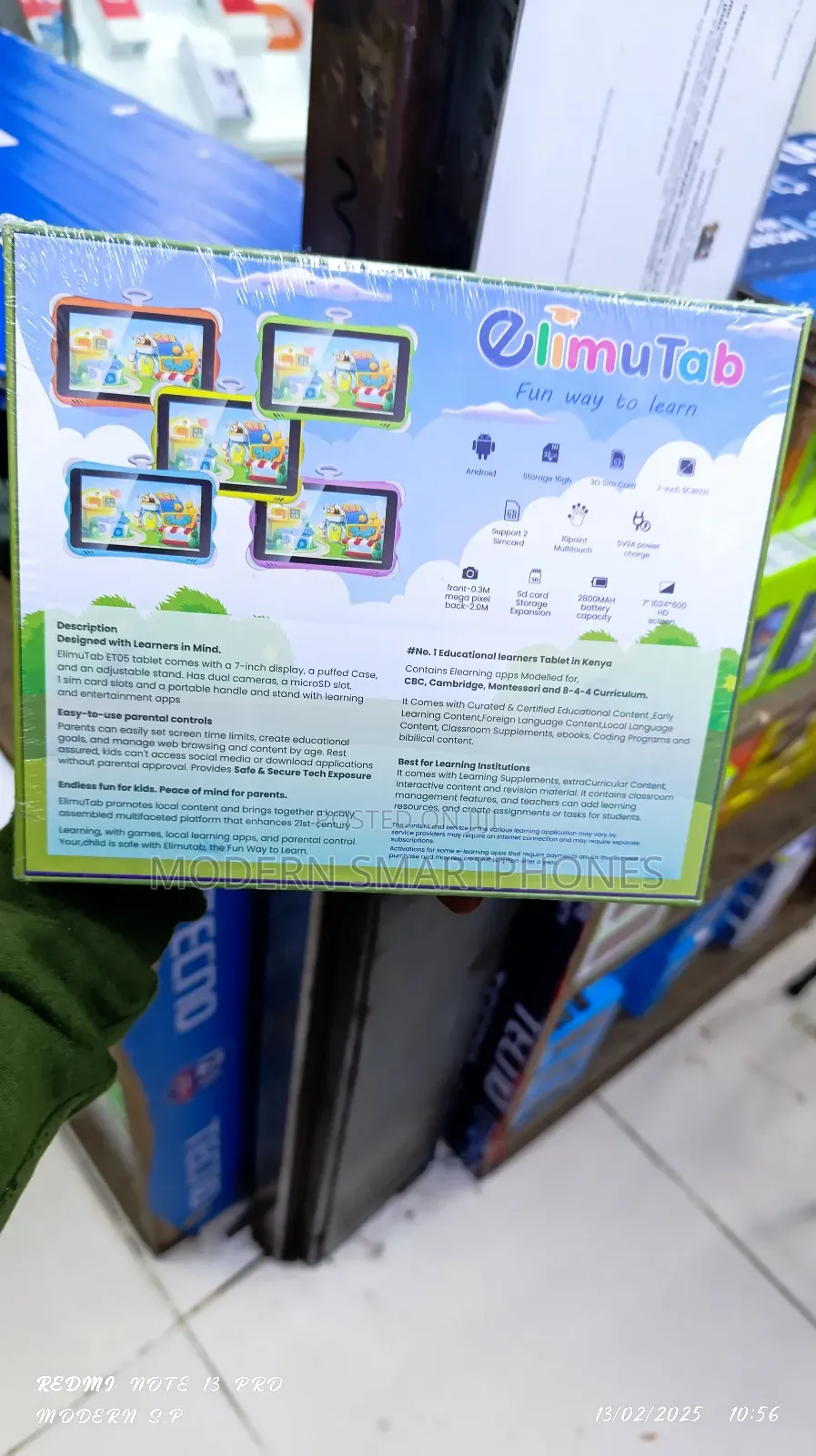 New Tablet 32 GB Blue