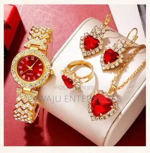 Ladie's Golden Luxury Jewelry Set