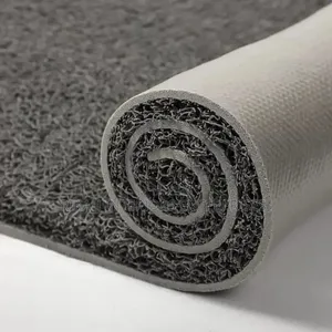 Dark Grey PVC Spaghetti Carpet