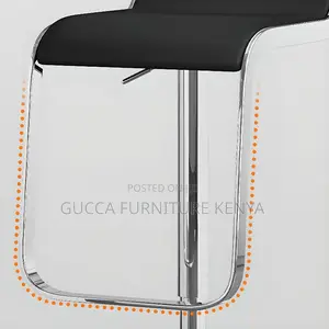 Home Chairs: Swivel Casual Metallic Rectangular Bar Stool