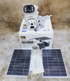 6mp Ip66 - 4g Dual Screen Solar Panel CCTV Camera
