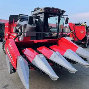 Corn Combine Harvester With 2 Rows