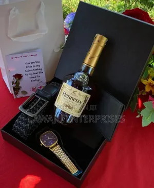 Men's Valentine's Gift Set With Hennessy Whisky