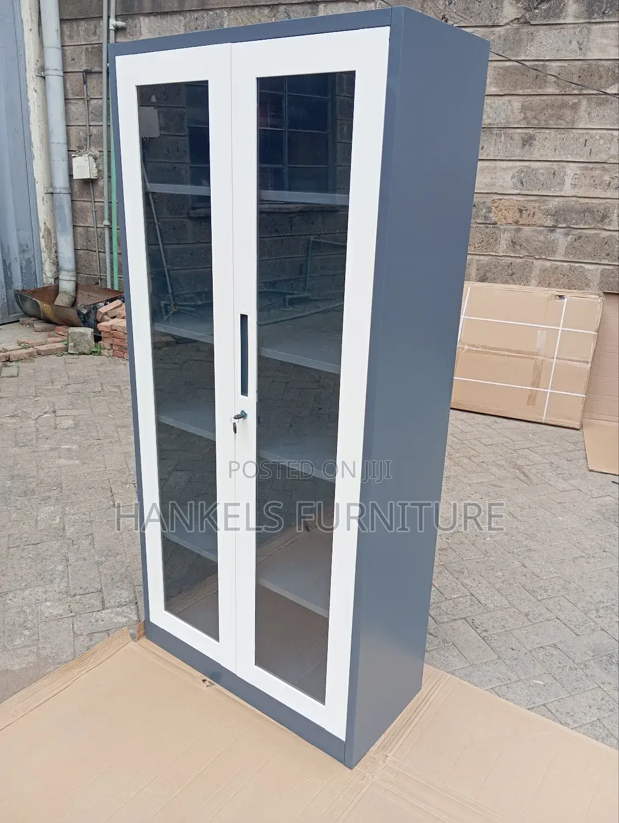Full Glass Office Filling Cabinet