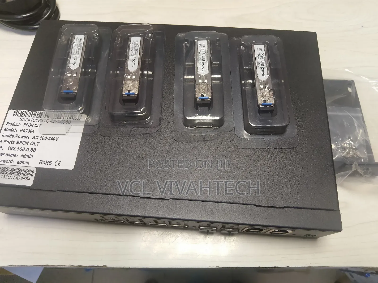Hioso 4 Port Epon Olt
