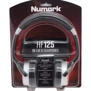 BLACK HF125 Ultra-Portable Professional DJ Headphones