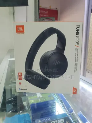 Black JBL Tune 520bt Headphones