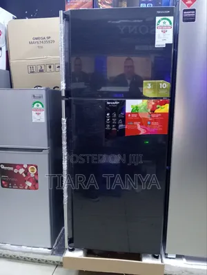 Sharp 450 Liters SJ-58C Frost Free Fridge Black