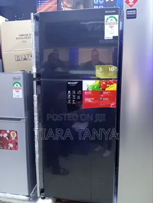 Sharp 450 Liters SJ-58C Frost Free Fridge Black