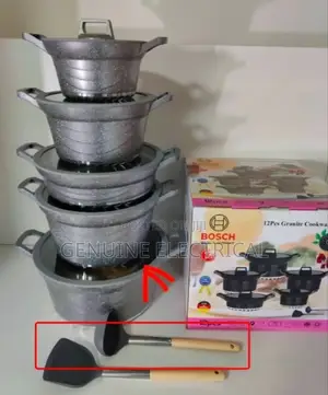 Bosch Cookware 12pieces With Silicone Lid