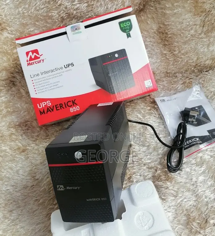 Well-Built Mercury Maverick 850va UPS Offline 510w