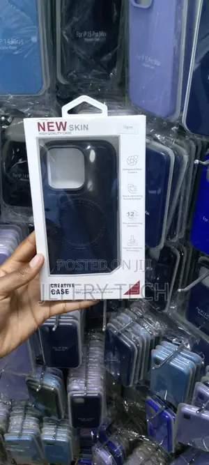 iPhone 14 Pro Leather Case Stand, Magnetic Case Shockproof