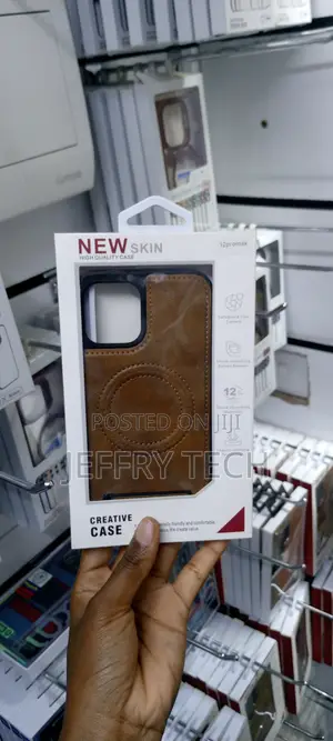Apple iPhone 12 Pro Max Leather Case With Magsafe and Stand