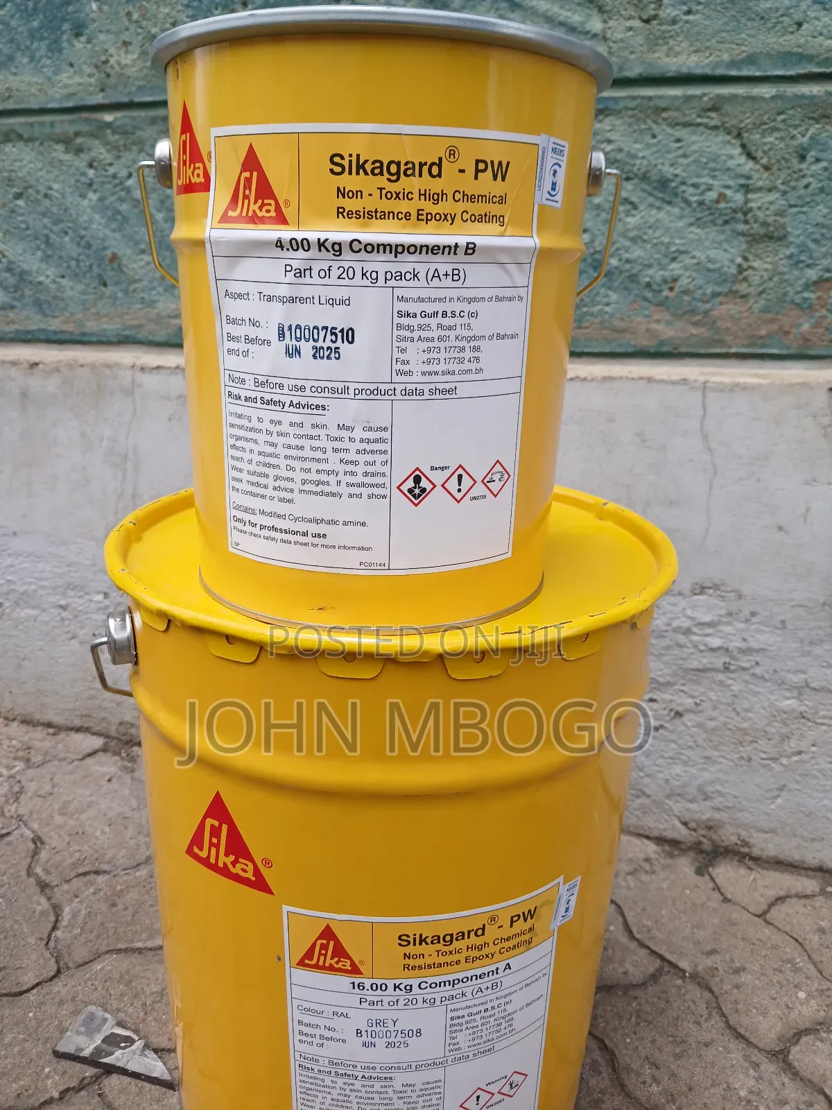 Sikagard Pw -Epoxy Sealant .