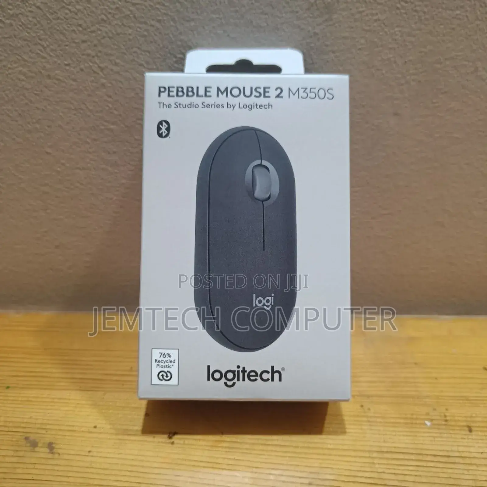 Logitech Pebble Slim Silent Bluetooth Mouse M350s Graphite