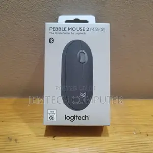 Logitech Pebble Slim Silent Bluetooth Mouse M350s Graphite