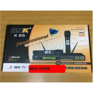 BNK X65 Professional Wireless 2 Sets of Microphone