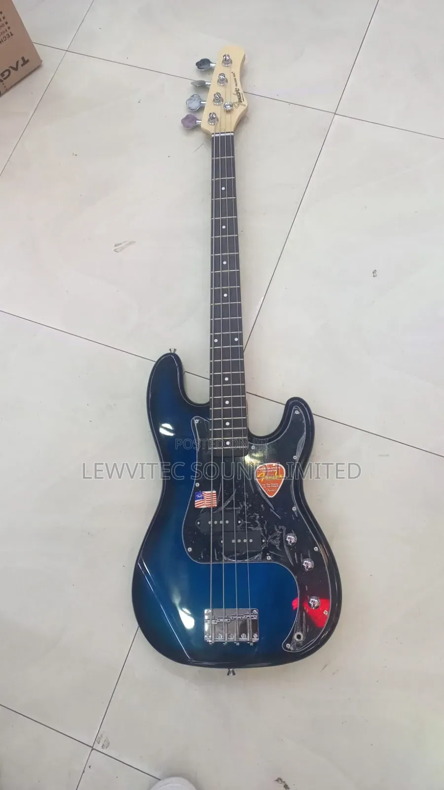 Fender Bass Blue Guitar
